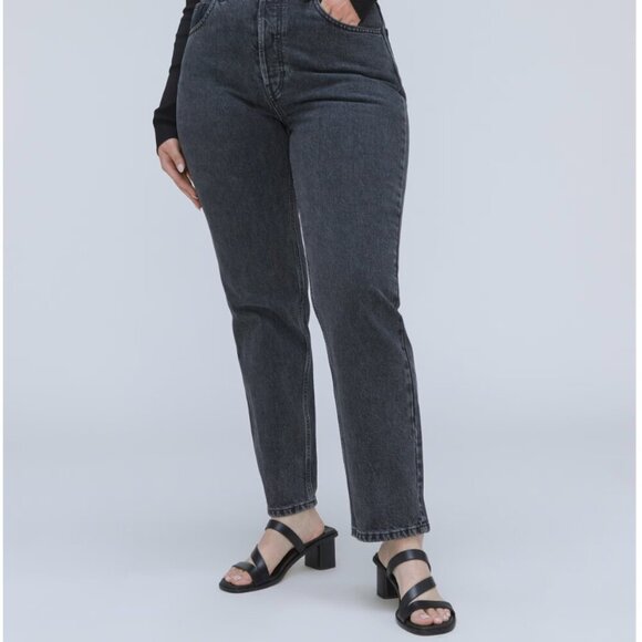 Everlane The Curvy 90s Cheeky Hourglass Jean Denim Straight Jeans New Size 33 - Picture 4 of 11